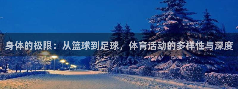3377体育(中国)官方网站：身体的极限：从篮球到足球，体育活动的多样性与深度